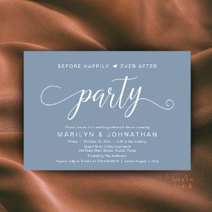 Proben-Dinnerparty vor dem Happy End Einladung