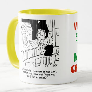 Proben für das Krippenspiel in der Schule Tasse