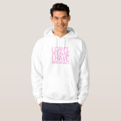 Proben(rosa) heller Hoodie (Vorne ganz)