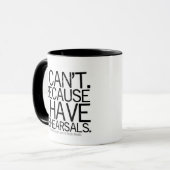 Proben-(Tasse schwarzes) 2-Sided Tasse (Vorderseite Links)