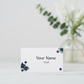 PROBENAHME FÜR DIE DESIGNER-VISITENKARTE VISITENKARTE (Stehend Vorderseite)