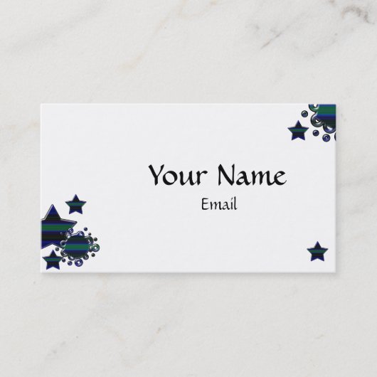 PROBENAHME FÜR DIE DESIGNER-VISITENKARTE VISITENKARTE (Vorderseite)