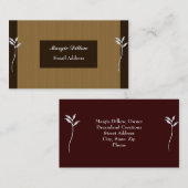 PROBENAHME FÜR DIE GESCHÄFTSKARTE VISITENKARTE (Vorne/Hinten)