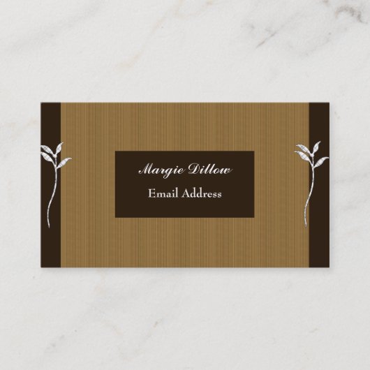 PROBENAHME FÜR DIE GESCHÄFTSKARTE VISITENKARTE (Vorderseite)