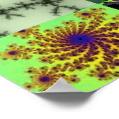 Probenahme in Wasserfarbe Poster (Ecke)