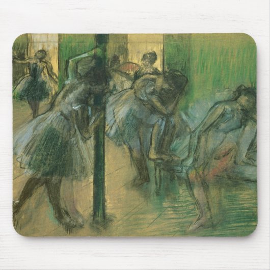 Probende Tänzer Edgar Degass | Mousepad (Vorne)
