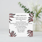 PROBENWEDERINVITATION EINLADUNG (Stehend Vorderseite)