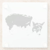 Probezeit Glasuntersetzer (Rückseite)