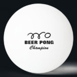 Probier pong Meister-Klingeln pong Bälle Tischtennisball<br><div class="desc">Bier pong Meister-Klingeln pong Bälle. Lustige Spiel accessoiries. Personalisierter Text.</div>