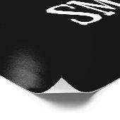 Probieren Sie das in einem kleinen Klappstuhl aus Poster (Ecke)