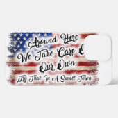 Probieren Sie das in einer kleinen Stadt aus iPhone Hülle (Rückseite (Horizontal))