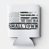 Probieren Sie das in einer kleinen Stadt Foam Can Dosenkühler (Rückseite)