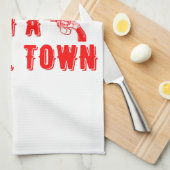 Probieren Sie das in einer kleinen Stadt Geschirrtuch (Viertel Falte)