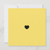 Probieren Sie das mal wieder schwarz Toskana Gelb Einladung (Rückseite)