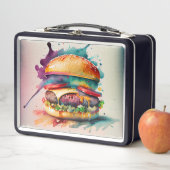 Probieren Sie den Regenbogen: Burger Lunch Box bre (Beispiel)