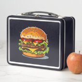 Probieren Sie den Regenbogen: Burger Lunch Box bre (Beispiel)