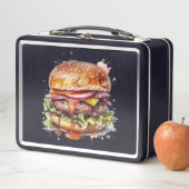 Probieren Sie den Regenbogen: Burger Lunch Box bre (Beispiel)