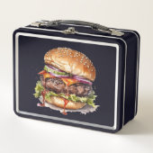 Probieren Sie den Regenbogen: Burger Lunch Box bre (Vorderseite)