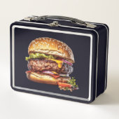 Probieren Sie den Regenbogen: Burger Lunch Box bre (Vorderseite)