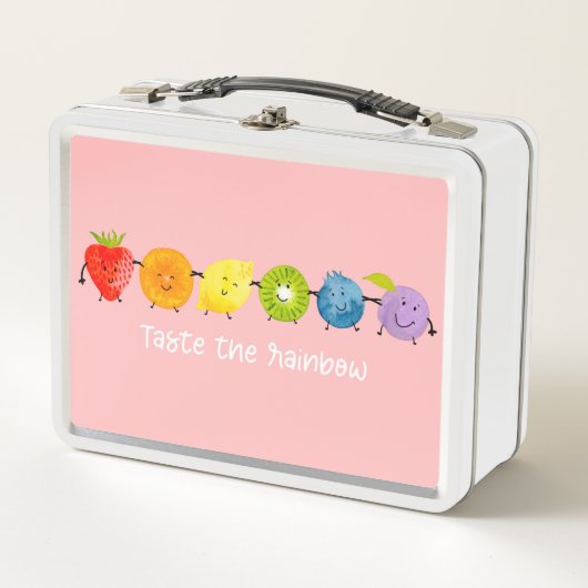 Probieren Sie die Rainbow Metal Lunch Box (Vorderseite)