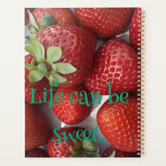 Probieren Sie die süßen Dinge.. Planer. Planer (Rückseite)