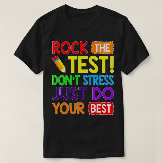 Probieren Sie einfach Ihren besten lustigen Lehrer T-Shirt (Design vorne)
