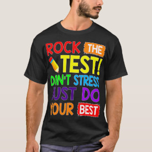 Probieren Sie einfach Ihren besten lustigen Lehrer T-Shirt