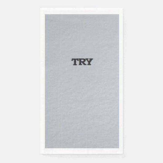 Probieren Sie Grau Kitchen Handtuch Serviette (Vorderseite)