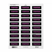Probieren Sie Me Fuchsia Pink 3D Tester Sample Con (Vorne)