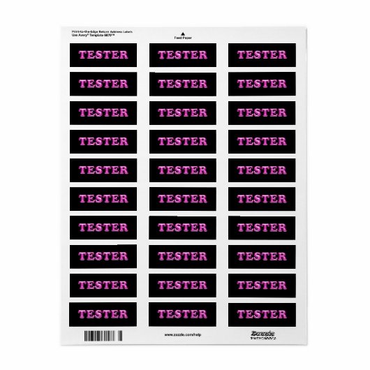 Probieren Sie Me Fuchsia Pink 3D Tester Sample Con (Vorne)