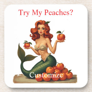 Probieren Sie meine Peaches Mermaid Thunder_Cove Getränkeuntersetzer
