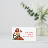 Probieren Sie meine Peaches Mermaid Thunder_Cove Visitenkarte (Stehend Vorderseite)