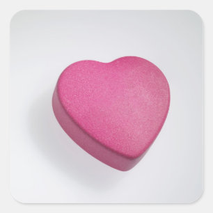 Probieren Sie nochmal Herzwürze. Quadratischer Aufkleber