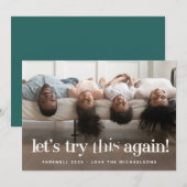 "Probieren wir das noch einmal" Green Holiday Foto (Vorne/Hinten)