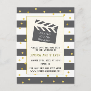 Probieren wir dieses wieder lustige Hochzeitsupdat Postkarte