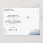 Probieren wir es noch einmal aus, die Änderung der Ankündigungspostkarte (Rückseite)