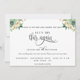 Probieren wir es noch einmal aus: Grün und Weiße B Save The Date