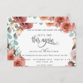 Probieren wir es noch einmal aus: Pfirsichblüte pf Save The Date (Vorne/Hinten)