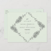 Probieren wir mal wieder das Datum des Minzwechsel Ankündigungspostkarte (Vorne/Hinten)