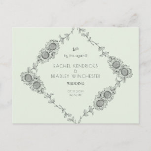 Probieren wir mal wieder das Datum des Minzwechsel Ankündigungspostkarte