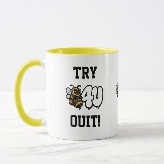 Probier's bevor du aufgibst! Tasse (Links)