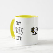 Probier's bevor du aufgibst! Tasse (Vorderseite Links)
