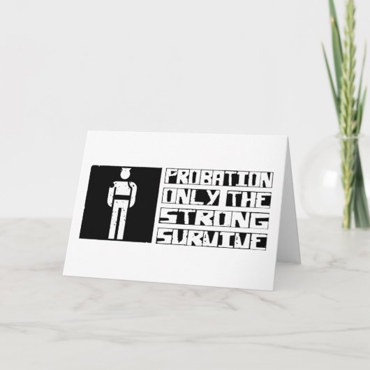 Probierüberleben Karte (Vorderseite)