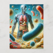 Probiotika Bakterien, Biologie, Postkreuzung Postkarte (Vorderseite)