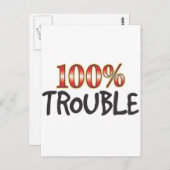 Problem 100 Prozent Postkarte (Vorne/Hinten)