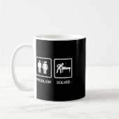 Problem behoben Funny Pool Billard Player T Shirt Kaffeetasse (Links)
