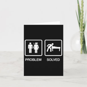 Problem behoben Funny Pool Billard Player T Shirt Karte