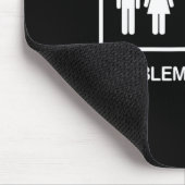 Problem behoben Funny Pool Billard Player T Shirt Mousepad (Ecke)