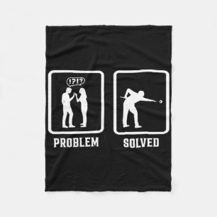 Problem behoben Pool Billiards Player Snooker Cue Fleecedecke