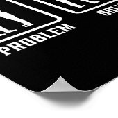 Problem behoben Pool Billiards Player Snooker Cue  Poster (Ecke)
